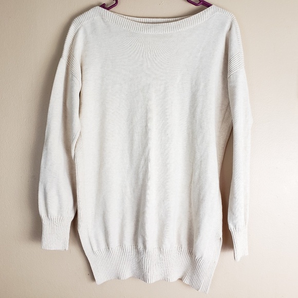 JEANNE PIERRE Sweaters - Jeanne Pierre Oversized Sweater Sz M Cream F10